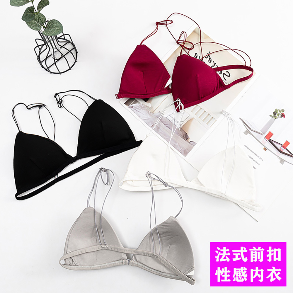 Sheer Bra Lace - Женский спортивный бюстгальтер с пуш-ап треугольной