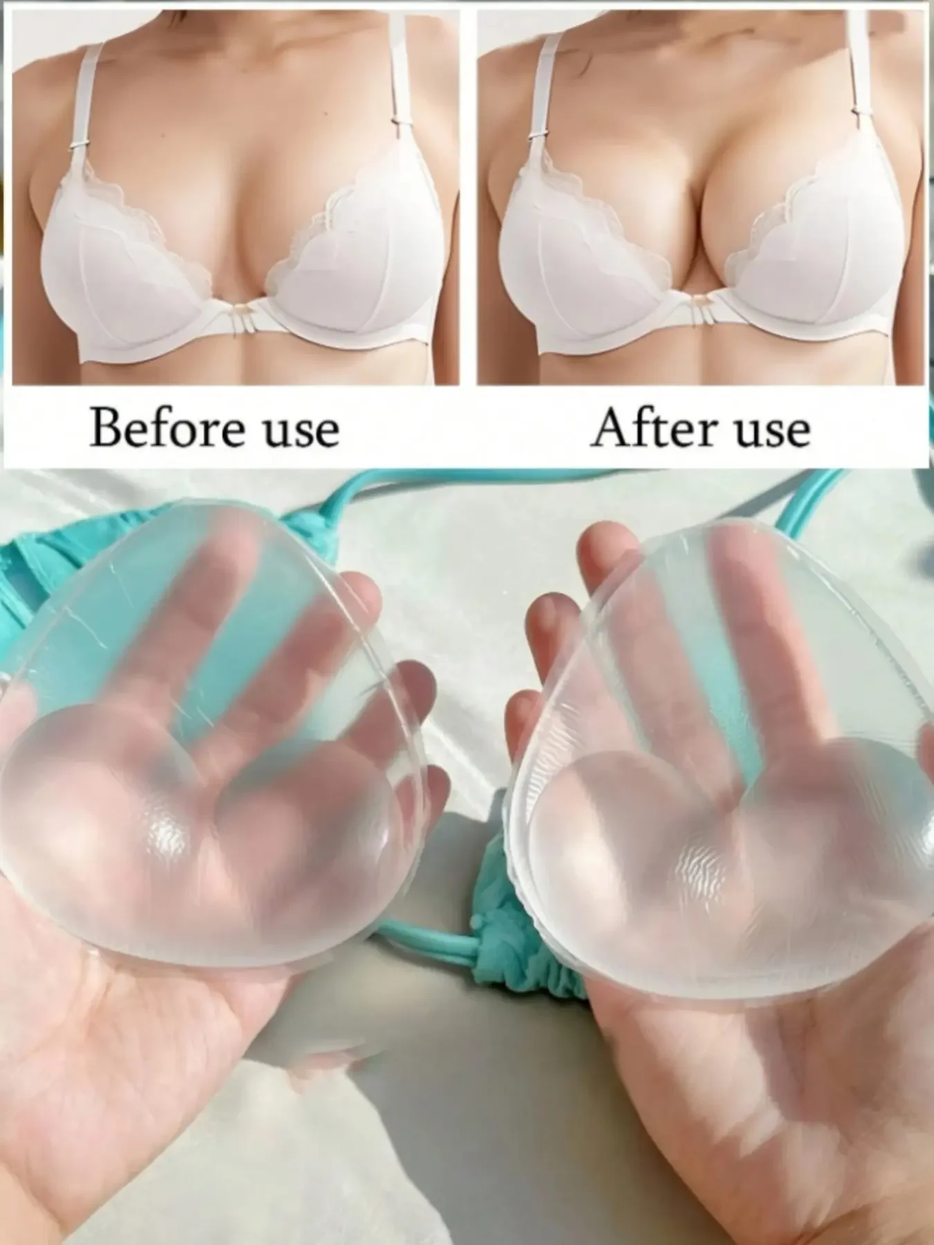1 пара женских силиконовых вст – обзор и цена Push Up Bra Silicone